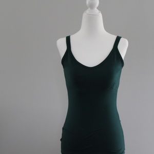 Hunter Green Prana Work Out Camisole (S)